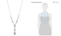Givenchy Multi-Crystal and Pav&eacute; Y-Neck Necklace